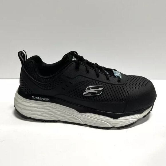 Skechers Mens Cushioning Elite SR Work Sneaker Black Size 8.5 M